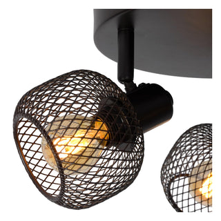 MAREN - Plafondspot - Ø 37 cm - 3xE14 - Zwart