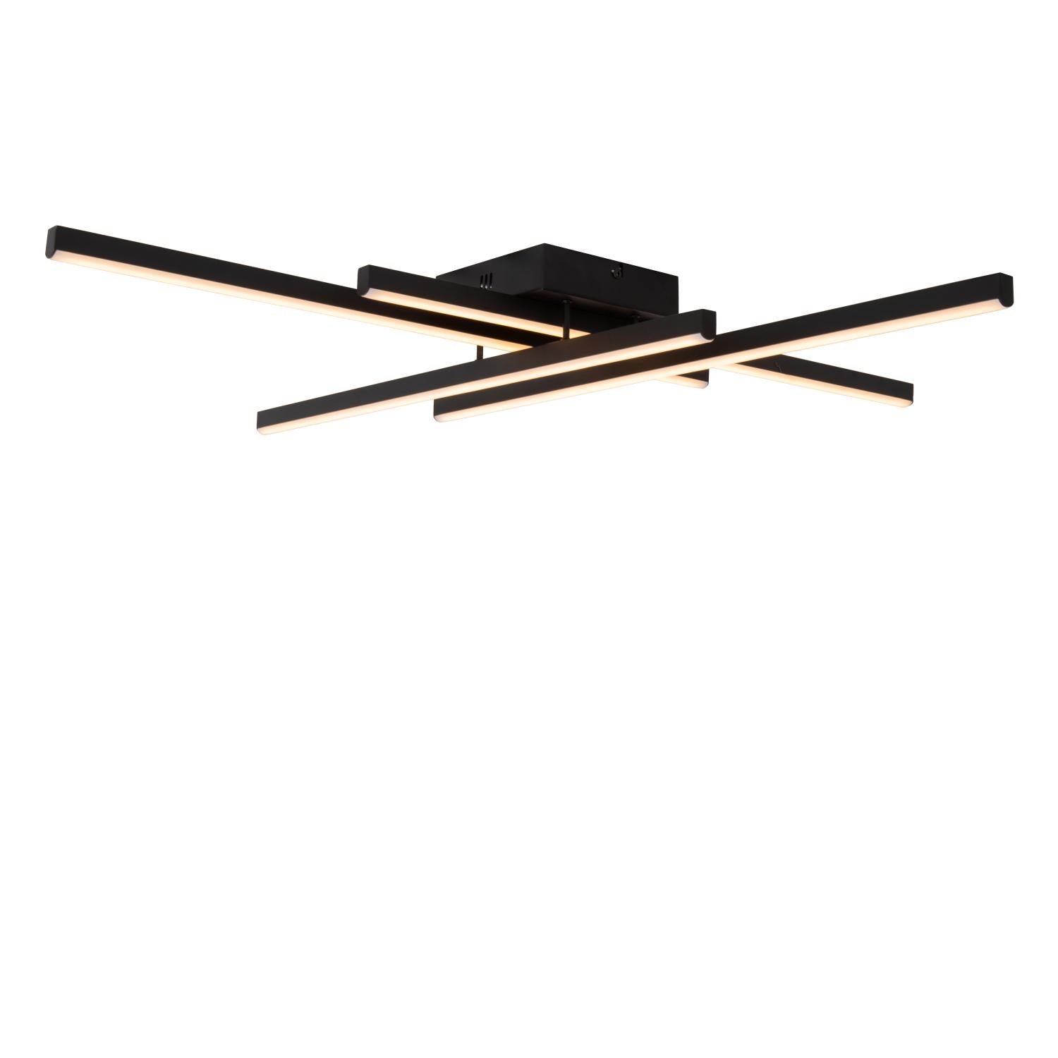 NOVAK - Plafonnier - LED Var. - CCT - 1x42W 2700K/4000K - Noir