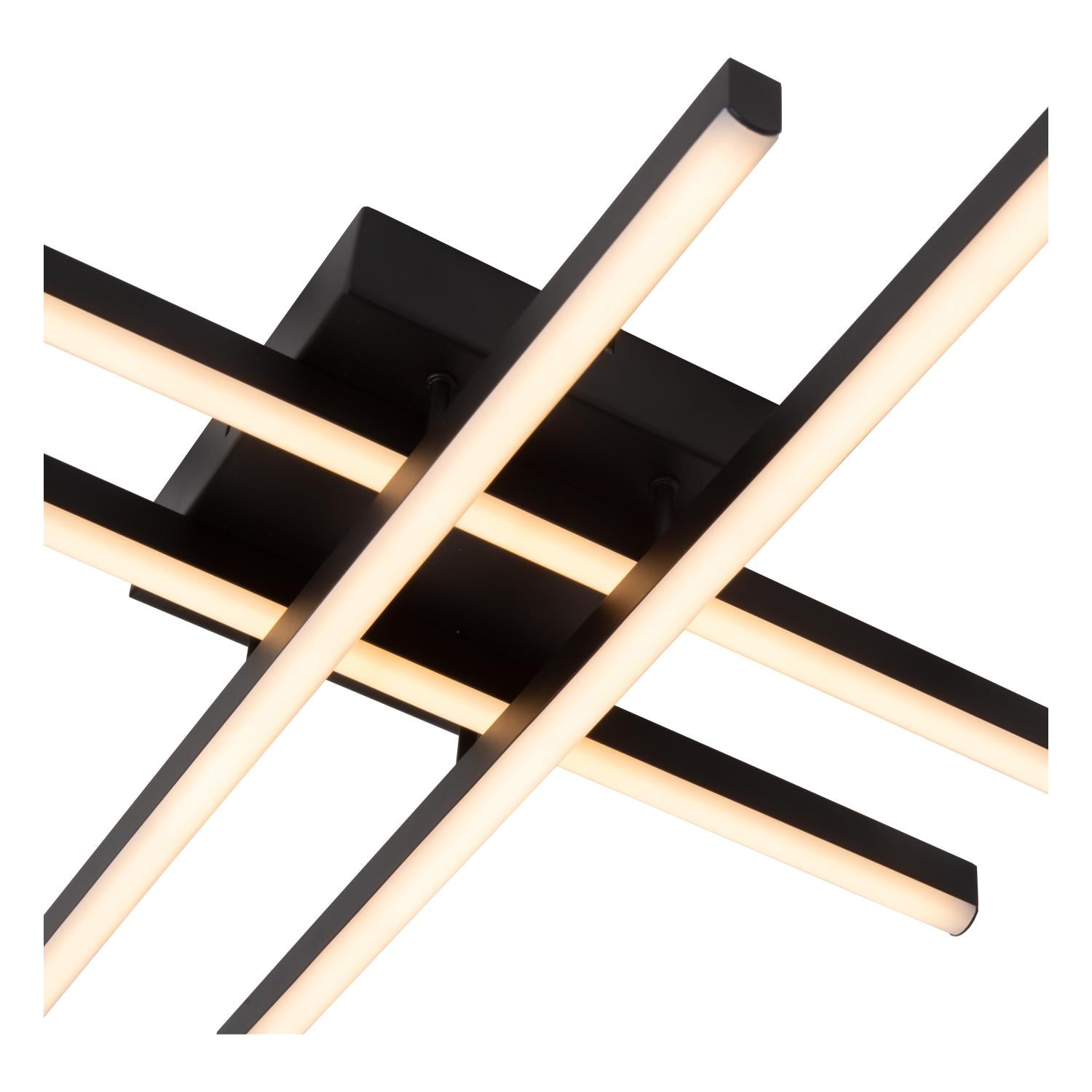 NOVAK - Plafonnier - LED Var. - CCT - 1x42W 2700K/4000K - Noir