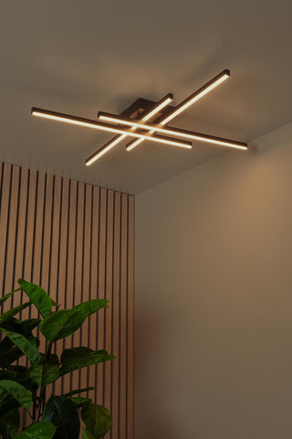 NOVAK - Plafonnier - LED Var. - CCT - 1x42W 2700K/4000K - Noir