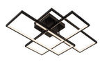 LOKERO - Plafonnière - LED Dimb. - CCT - 1x60W 2700K/4000K - Zwart