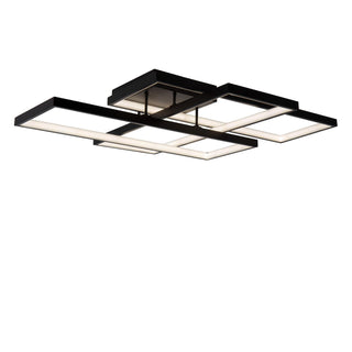 LOKERO - Plafonnière - LED Dimb. - CCT - 1x60W 2700K/4000K - Zwart