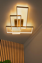 LOKERO - Plafonnière - LED Dimb. - CCT - 1x60W 2700K/4000K - Zwart