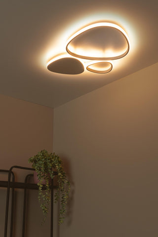 SAMLING - Plafonnière - LED Dimb. - CCT - 1x30W 2700K/4000K - Taupe