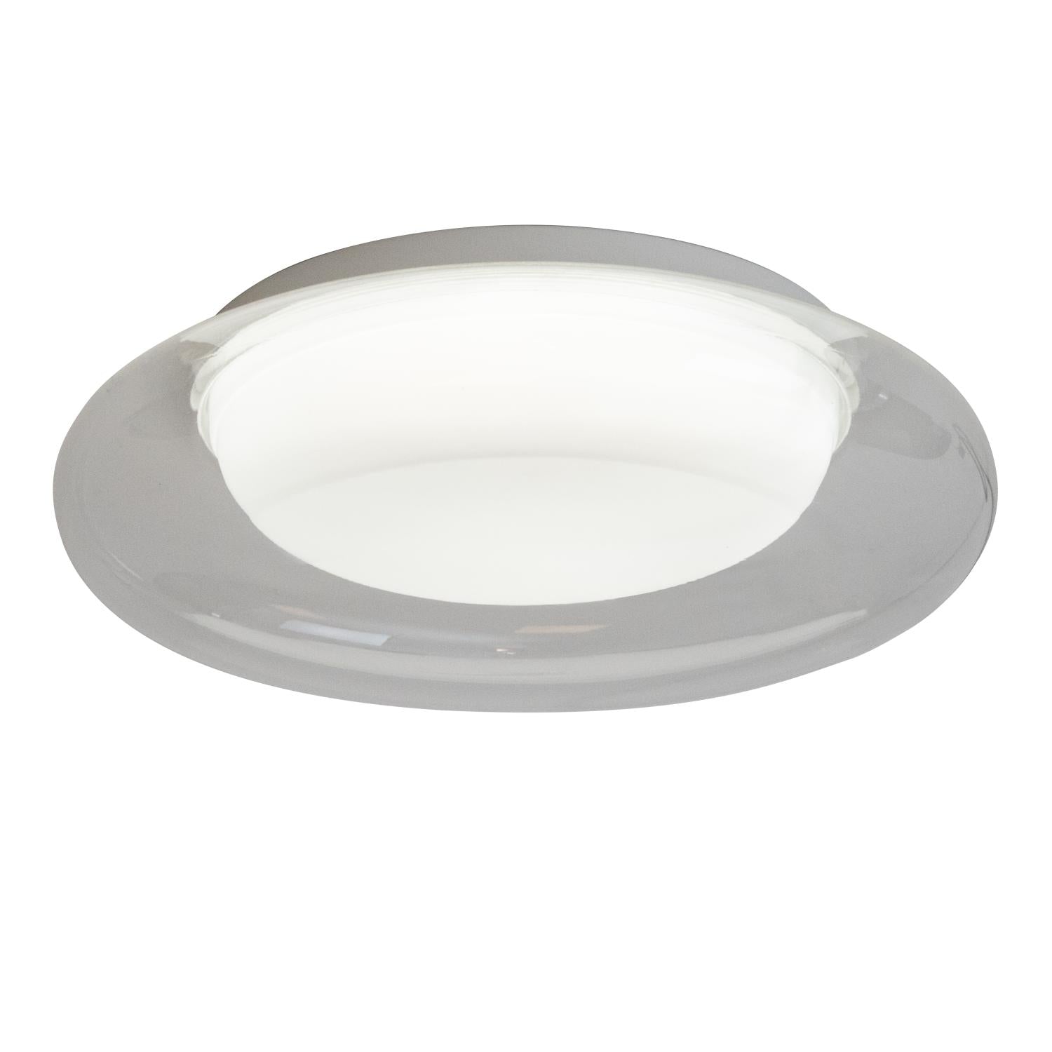 SKETES - Ceiling light - Ø 35.2 cm - LED Dimmable - CCT - 1x18W 2700K/5000K - Transparent