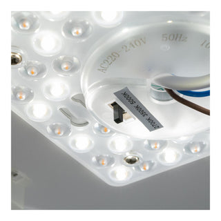 SKETES - Ceiling light - Ø 35.2 cm - LED Dimmable - CCT - 1x18W 2700K/5000K - Transparent