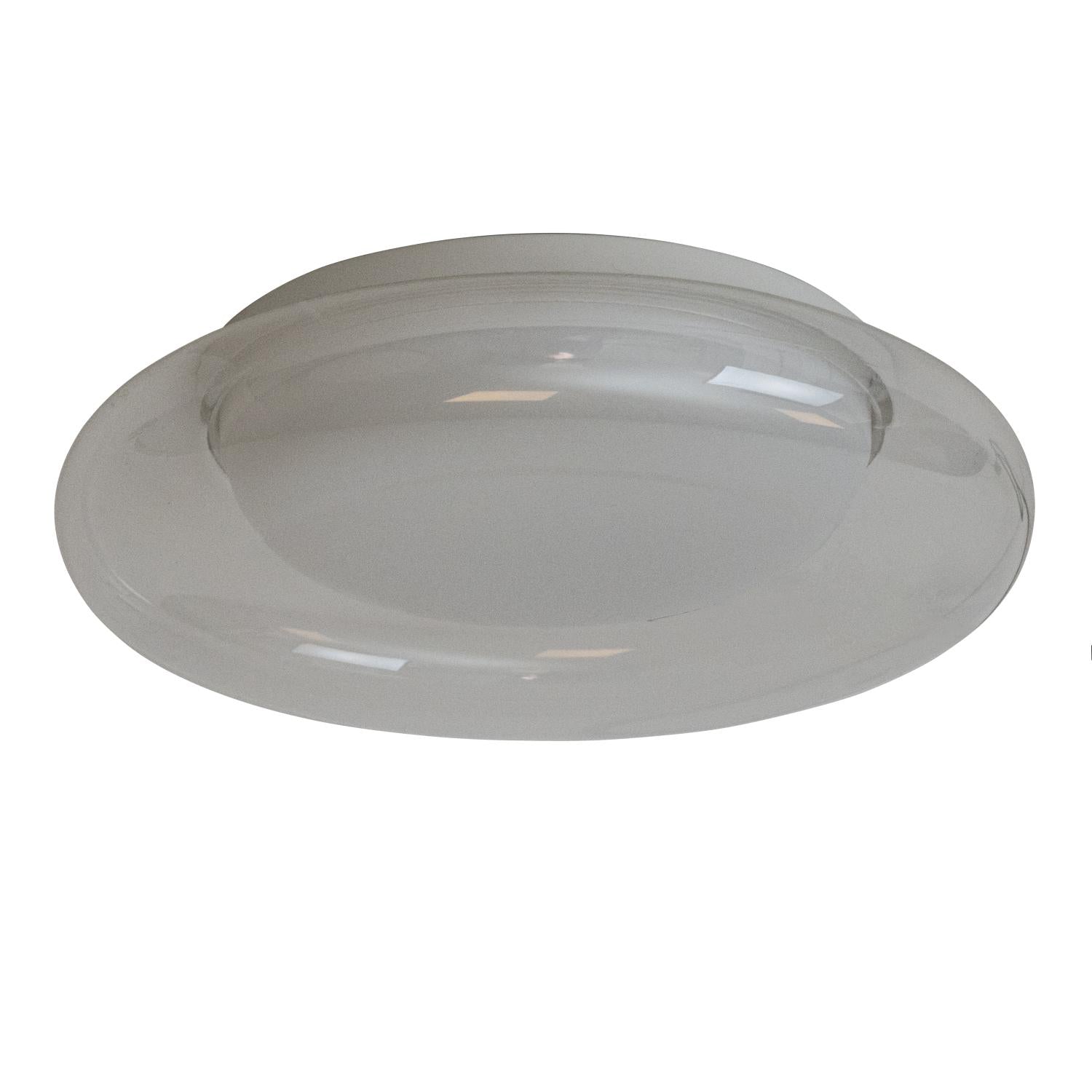 SKETES - Ceiling light - Ø 35.2 cm - LED Dimmable - CCT - 1x18W 2700K/5000K - Transparent