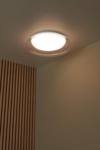 SKETES - Plafonnière - Ø 45,7 cm - LED Dimb. - CCT - 1x24W 2700K/4000K - Transparant