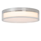 PLANO - Plafonnière Badkamer - Ø 23 cm - LED Dimb. - CCT - 1x11W 2700K/4000K - IP44 - Opaal