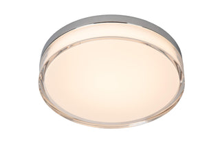 PLANO - Plafonnière Badkamer - Ø 28 cm - LED Dimb. - CCT - 1x16W 2700K/4000K - IP44 - Opaal