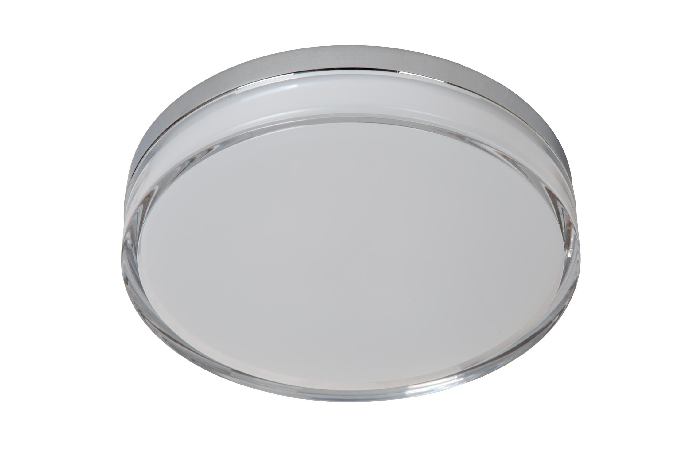 PLANO - Plafonnière Badkamer - Ø 28 cm - LED Dimb. - CCT - 1x16W 2700K/4000K - IP44 - Opaal
