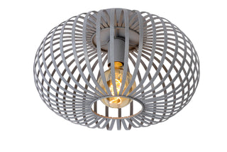 MANUELA - Plafonnier - Ø 39,5 cm - 1xE27 - Gris