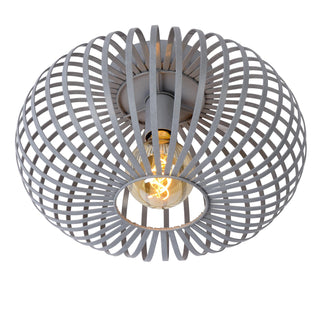 MANUELA - Plafonnier - Ø 39,5 cm - 1xE27 - Gris
