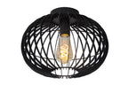 REDA - Plafonnier - Ø 32 cm - 1xE27 - Noir