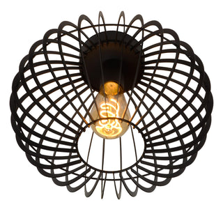 REDA - Plafonnier - Ø 32 cm - 1xE27 - Noir