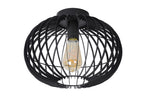 REDA - Plafonnier - Ø 32 cm - 1xE27 - Noir