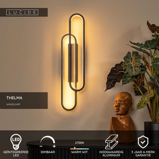 THELMA - Wall light - LED Dimmable - 1x35W 2700K - Black
