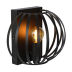 MANUELA - Wandlamp - 1xE14 - Zwart