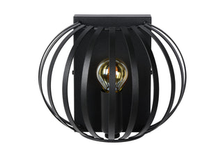 MANUELA - Wandlamp - 1xE14 - Zwart