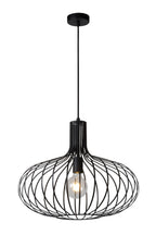 MANUELA - Hanglamp - Ø 50 cm - 1xE27 - Zwart