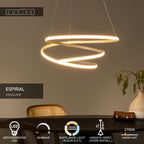 ESPIRAL - Hanglamp - LED Dimb. - CCT - 1x40W 2700K/4000K - Taupe | Essential