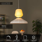 Lucide - KEENU - Pendant light - Ø 67 cm - 1xE27 - White - IP20