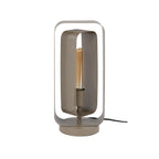 Table lamp Mesh Rotate beige - 1-light, 41 cm high