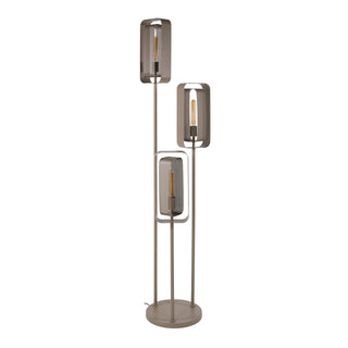 Floor lamp Mesh Rotate beige - 3-light, 170 cm high