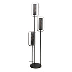 Lampadaire Mesh Rotate noir artic - 3 lumières, hauteur 170 cm
