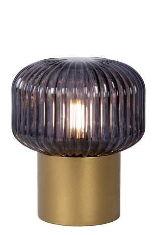 JANY - Lampe de table - Ø 16 cm - 1xE14 - Or mat / Laiton