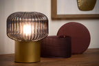 JANY - Lampe de table - Ø 16 cm - 1xE14 - Or mat / Laiton