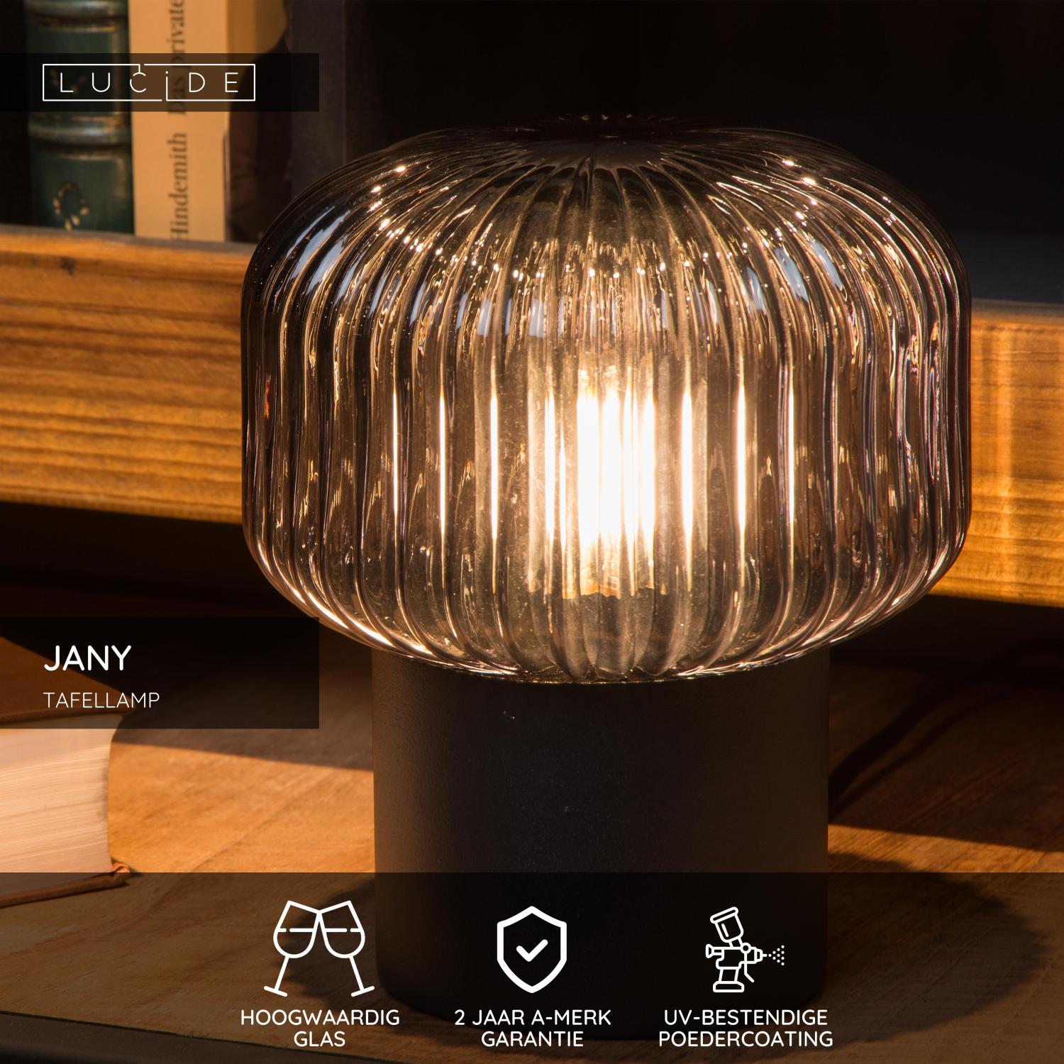 JANY - Table lamp - Ø 16 cm - 1xE14 - Black
