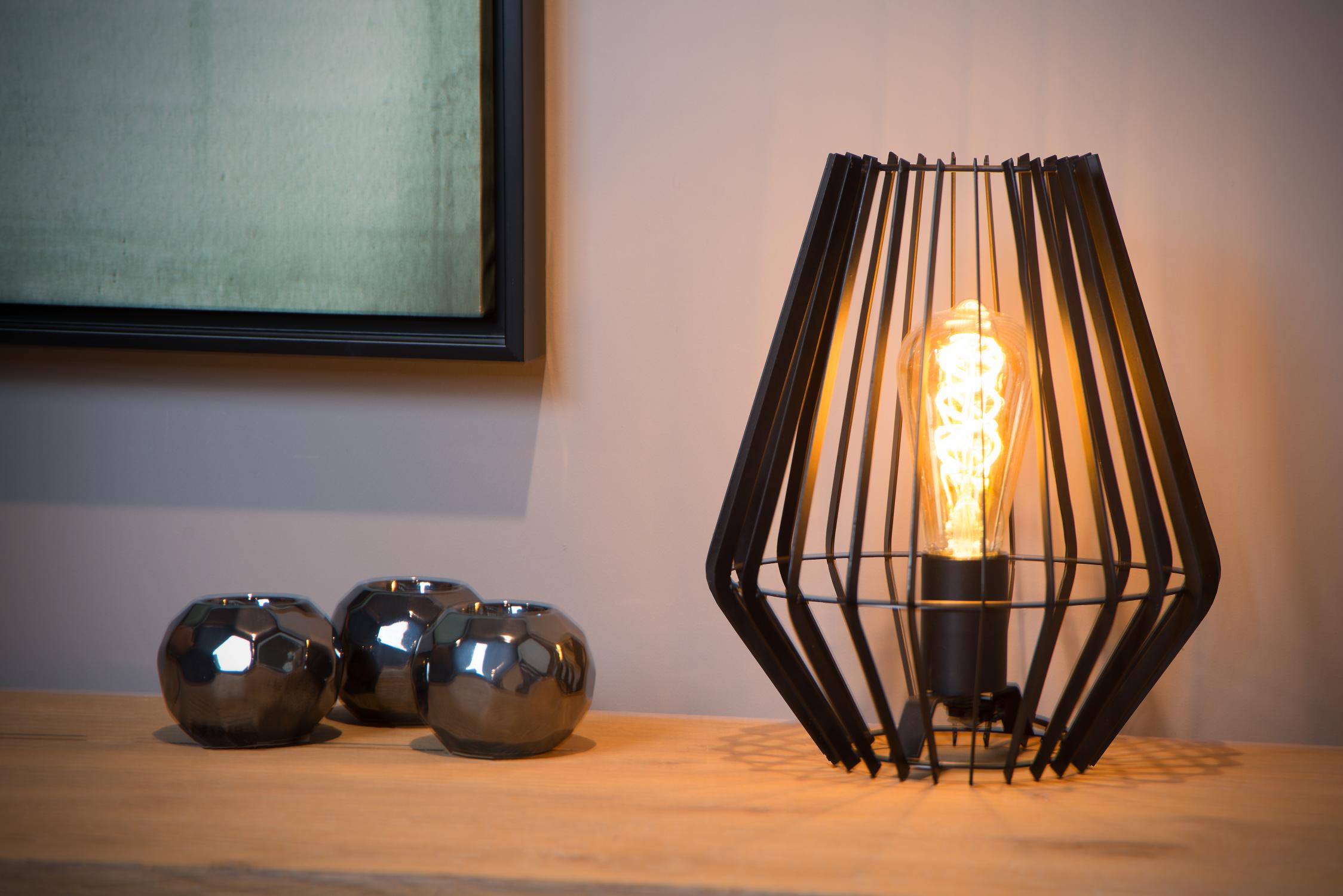 REDA - Table lamp - 1xE27 - Black