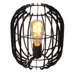 REDA - Lampe de table - Ø 22 cm - 1xE27 - Noir