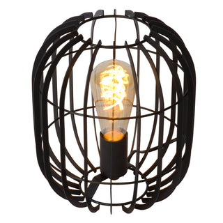 REDA - Lampe de table - Ø 22 cm - 1xE27 - Noir