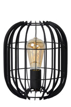 REDA - Lampe de table - Ø 22 cm - 1xE27 - Noir