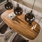 Suspension Sfera Tricolore brun sienna - 3 lumières, largeur 115 cm