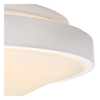 DASHER - Plafonnier Salle de bain - Ø 29,3 cm - LED - 1x12W 2700K - IP44 - Détecteur de mouvement et jour/nuit - Blanc