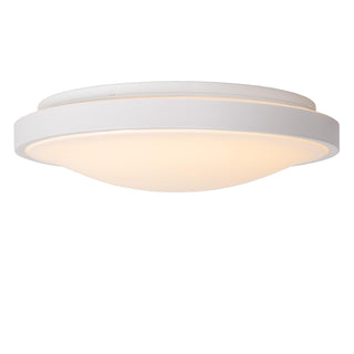 DASHER - Plafonnier Salle de bain - Ø 41 cm - LED - 1x24W 2700K - IP44 - Détecteur de mouvement - Blanc