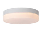 BISKIT - Plafonnier Salle de bain - Ø 23 cm - LED - 1x12W 2700K - IP44 - Détecteur de mouvement - Blanc
