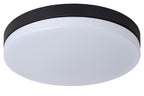 BISKIT - Plafonnière Badkamer - Ø 40 cm - LED - 1x36W 2700K - IP44 - Bewegingssensor - Zwart