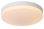 BISKIT - Plafonnière Badkamer - Ø 40 cm - LED - 1x36W 2700K - IP44 - Bewegingssensor - Wit