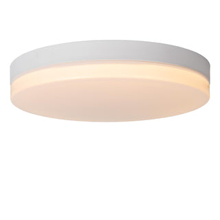 BISKIT - Plafonnière Badkamer - Ø 40 cm - LED - 1x36W 2700K - IP44 - Bewegingssensor - Wit