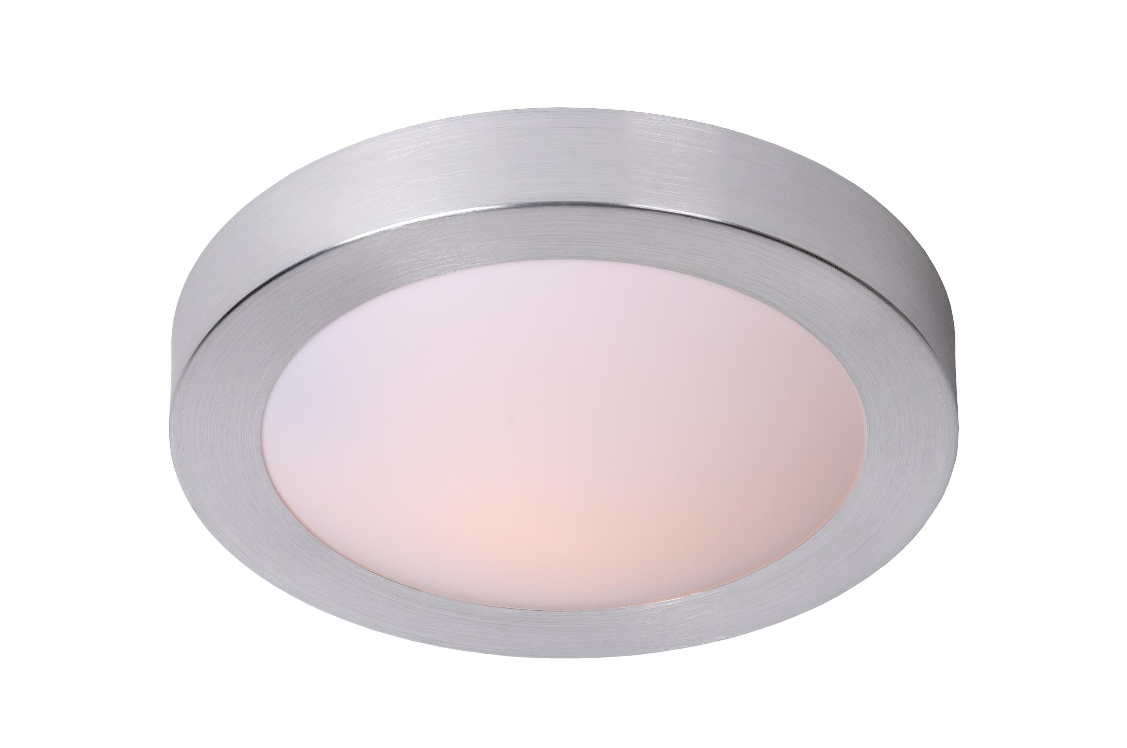 FRESH - Plafonnier Salle de bain - Ø 27 cm - 1xE27 - IP44 - Chrome mat