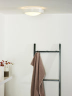 FRESH - Plafonnière Badkamer - Ø 27 cm - 1xE27 - IP44 - Wit