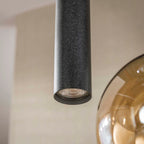 Hanglamp Sfera Tricolore getrapt artic zwart - 5-lichts, diameter 50 cm