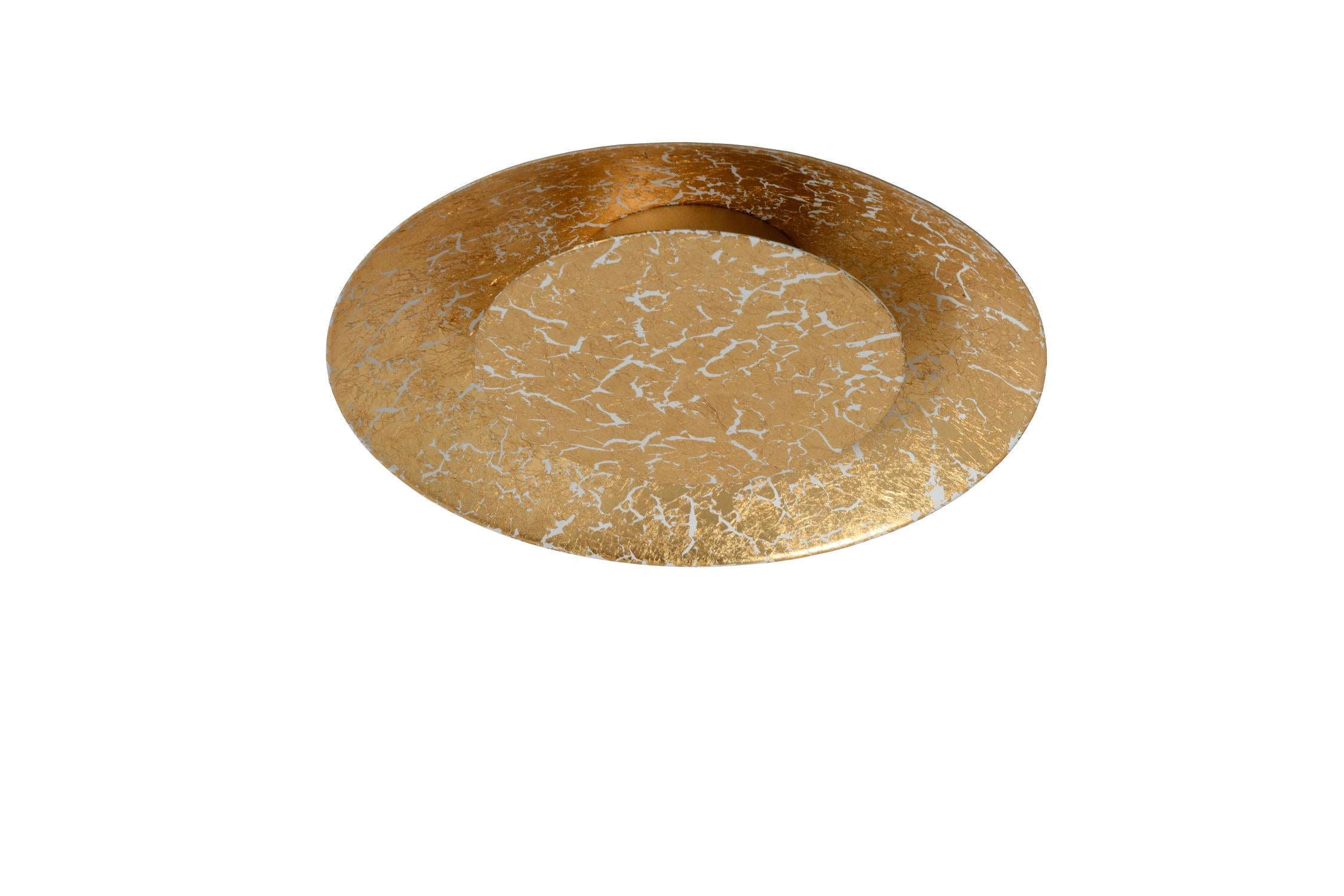 FOSKAL - Plafonnier - Ø 21,5 cm - LED - 1x6W 2700K - Laiton