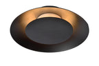 FOSKAL - Plafonnier - Ø 21,5 cm - LED - 1x6W 2700K - Noir