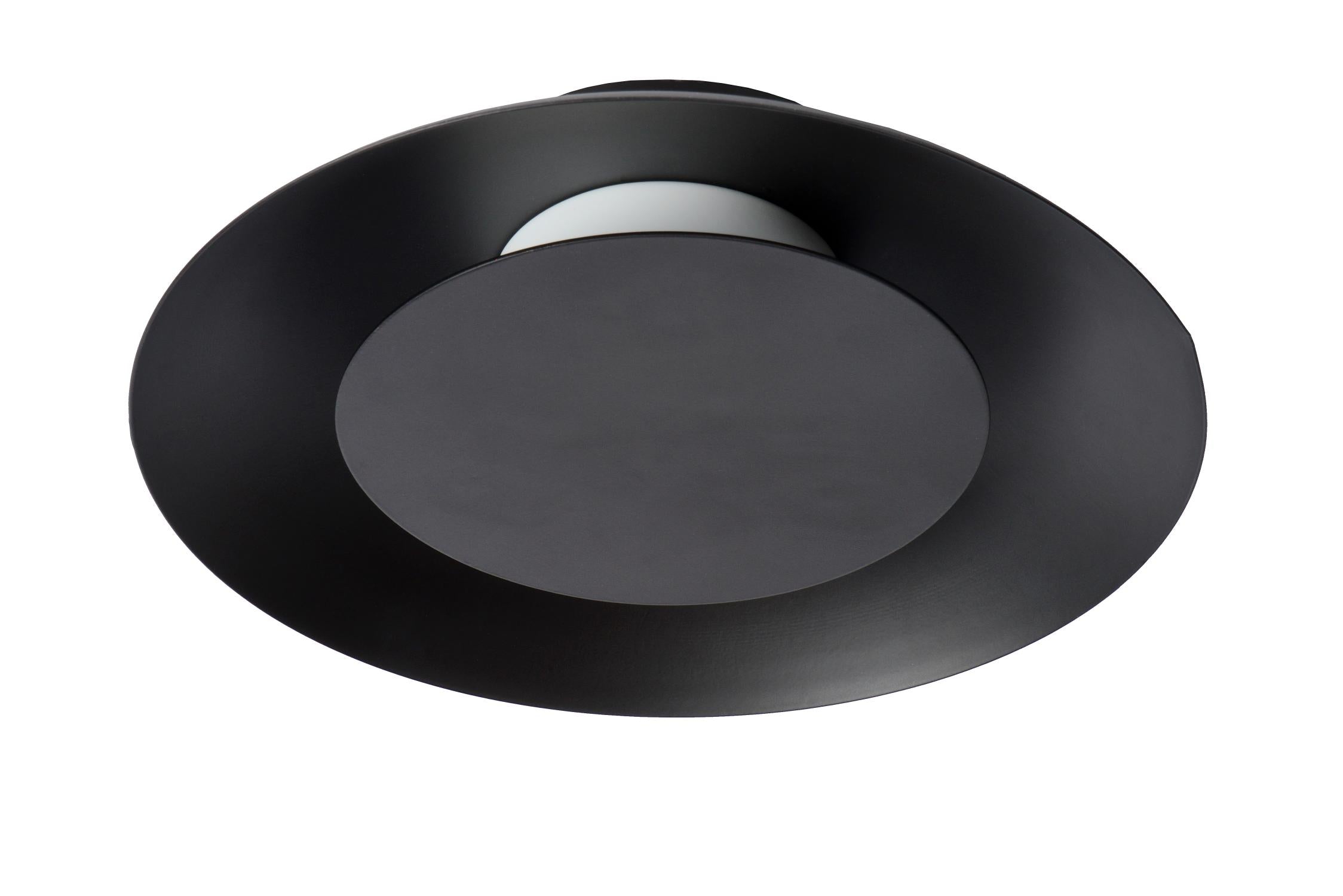 FOSKAL - Plafonnier - Ø 21,5 cm - LED - 1x6W 2700K - Noir