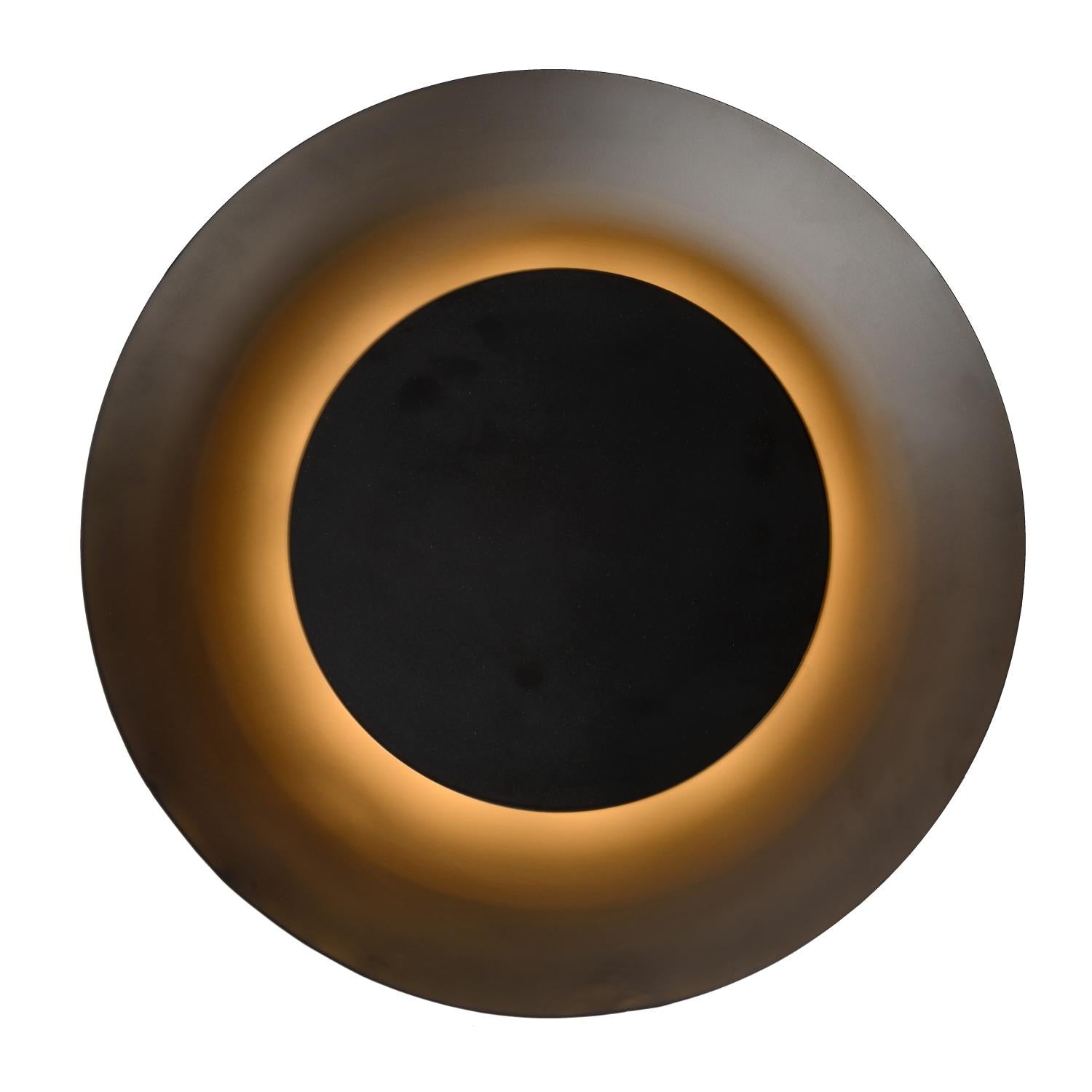 FOSKAL - Plafonnière - Ø 34,5 cm - LED - 1x12W 2700K - Zwart